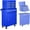 Blue, variant on Large Tool Box,5 Drawer Blue Rolling Tool Chest On Wheels with Snap on Tool Box Top Chest,Locking Mechanic Tool Cabinets for Garage,Workshop,Repair Shop