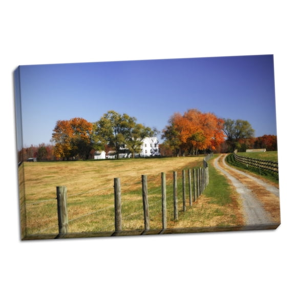Gango Home Decor Family Farm II by Alan Hausenflock (Ready to Hang); One 36x24in Hand-Stretched Canvas