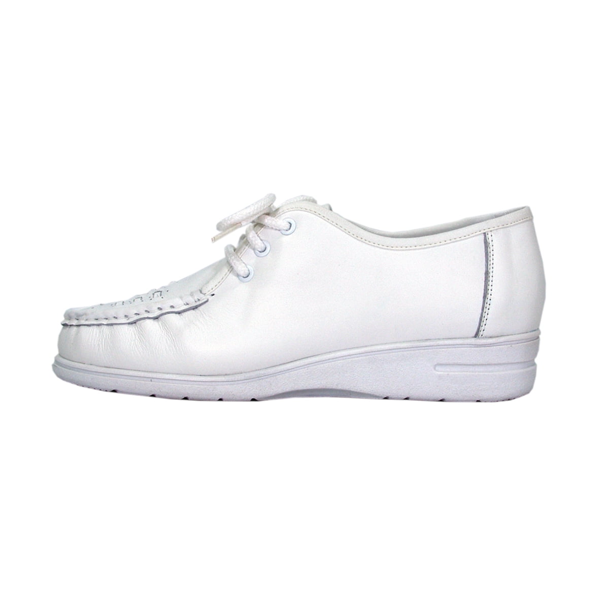 24 HOUR COMFORT Mei Wide Width Comfort Shoes For Work and Casual Attire WHITE 11