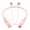 Pink, variant on Joernso Wireless Earphone Magnetic Power Flashlight IPX5 Waterproof Bluetooth-compatible 5.2 Sport Neckband Headset for Running