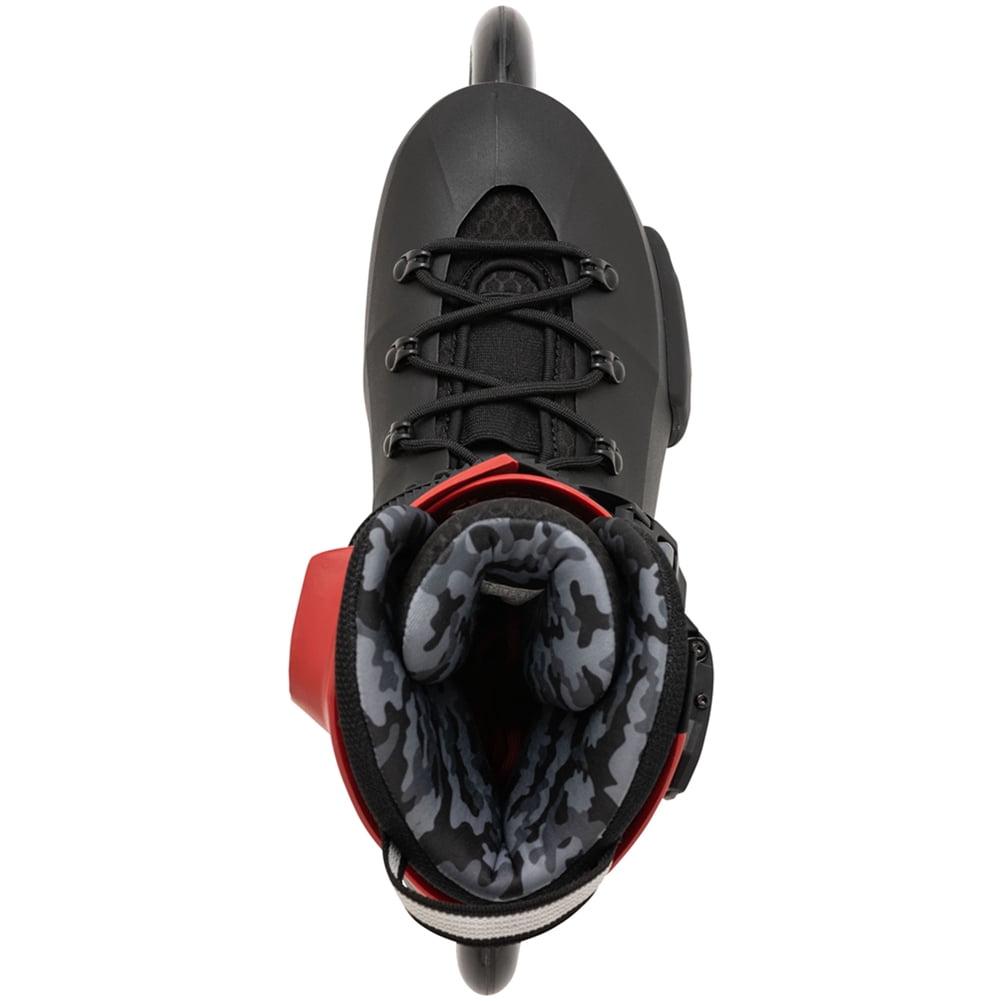 ROLLERBLADE Adult Unisex Twister 110 Inline Skates, Color: Black/Red, Size: 8/8.5