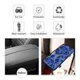 thumbnail image 4 of Car Handrails Box Pad 12.6 X 7.5 In Waterproof Non-Slip Wear-Resisting Durable Breathable Strong Tensile And Tensile Stretch Royalblue Geometric Lines_2, 4 of 7