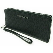 Michael Kors Women Ladies Leather Wallet MK Black