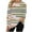 Khaki, variant on hotojiny Sweatshirts for Women Oversized Crewneck Long Sleeve Pullover Tops Side Slits Printed Casual Sweatshirts