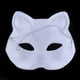 thumbnail image 5 of Máscara de pintura de la máscara del zorro 10PCS máscara blanca en blanco de la pulpa del traje de la cara completa para la pintura de DIY, 5 of 5