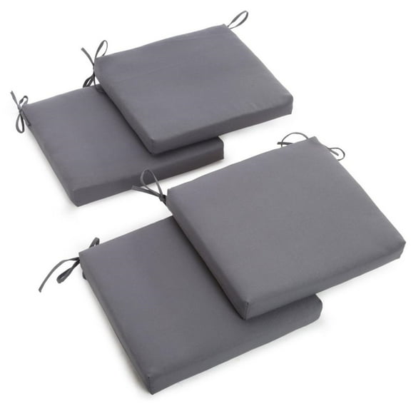 20-inch by 19-inch Twill Chair Cushion (Set of Four)