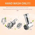 thumbnail image 4 of BBday Electric Multifunctional Meat Grinder w/ 3 Grind Plates & Sausage Kit, 4 of 10