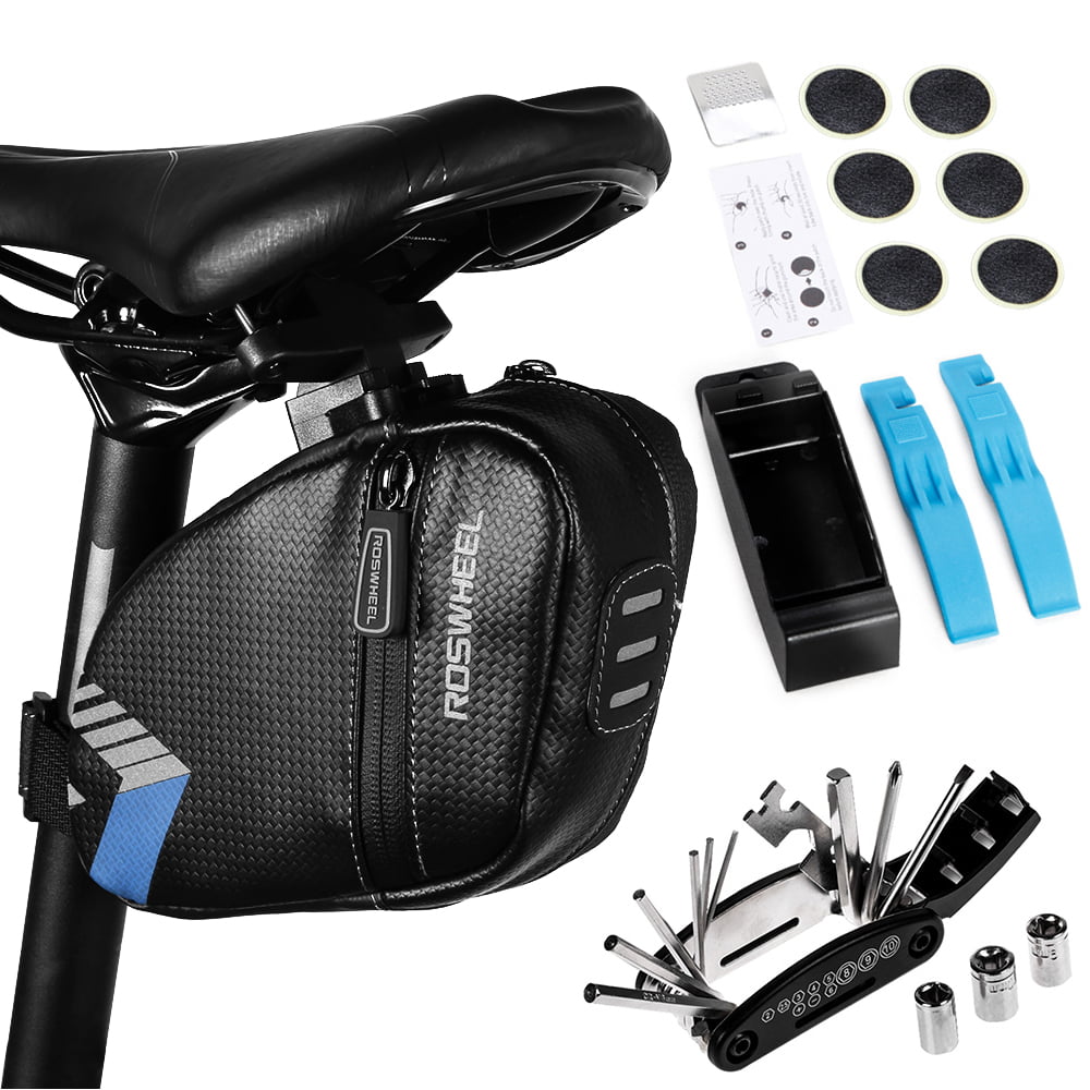 Road Bike Mini Bicycle Bag Seat Tail Saddle Bag Post Pouch Portable Practial New 