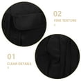 thumbnail image 3 of HEALEEP Black Oxford Cloth Snare Drum Backpack Lightweight Storage Bag with Impact Protection for Travel, 3 of 6