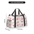 thumbnail image 3 of Rateoe Cow And Pig Pattern Gym Bag for Women, Duffle Bag for Travel with Wet Pocket, Carry on Weekender Bags for Women, Water Resistant Travel Bag Duffel Bag, 3 of 7