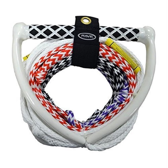 RAVE Sports 75' 4-Section Ski Rope w/NBR Tractor Grip - Pro