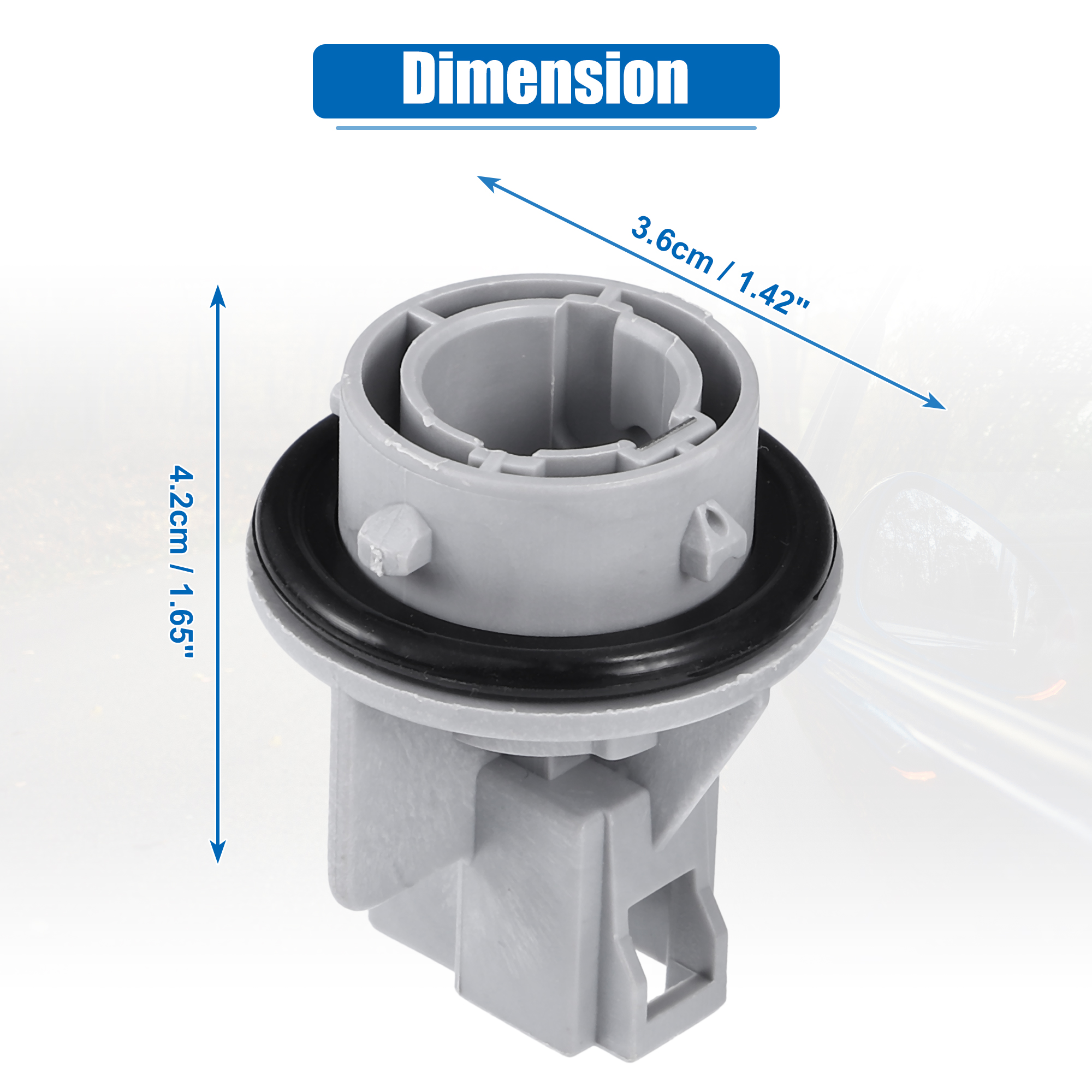 Unique Bargains 2pcs Front Turn Signal Light Socket for Acura Integra NSX RL