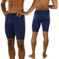 thumbnail image 6 of ToBeInStyle Men's Pack of 6 Waistband Design Long Leg Boxers - Essential Assorted - One Size, 6 of 8