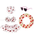 thumbnail image 3 of Lilixerw 23" Summer Beach Porch Goose OutFits with Sunglasses & Hat Hawaiian Theme Fashion Goose Clothes Set Cute Goose Costume for Yard Garden & Patio Outdoor Decor, 3 of 6