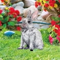 thumbnail image 4 of TIELUTT Easter Garden Decorations Easter Egg Rabbit Ground Insert Flower for Chicken Holder Christmas Signs for Porch Yard Signs Customized Birthday Garden Flag Holder Stand with Solar Light, 4 of 8
