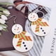 thumbnail image 4 of Fiudx Juego de Pendientes Navideños de Cuero, Pendientes Colgantes Festivos, Diseños Brillantes, Pendientes Colgantes Ligeros, Joyería Navideña, Accesorios de Fiesta para Mujer., 4 of 6