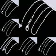 thumbnail image 5 of GKNET Bulk Silver Plated Male Female Figaro Rolo Snake Box Chain Necklace 16"-30" inch-16"-009 1.5mm Rolo Curb Chain, 5 of 6