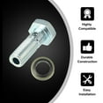 thumbnail image 5 of 2 Set Universal Auto Banjo Bolt Brake Line Fitting Adapter Kit M10 x 1.0 with 10mm ID Washer, 5 of 6
