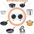 thumbnail image 4 of 2000W Portable Electric 2 Burner Hot Plate Kitchen Cooktop Cooking Stoe for Camping Picnics, 4 of 5