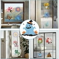 thumbnail image 6 of 4Pcs 6.3 Inch Halloween Window Clings Plastic PVC Holiday Ghosts Castles Pumpkins Tombstones Dead Tree Bats Spiders Mice Window Decoration Sticker, 6 of 7