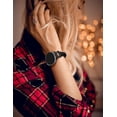 thumbnail image 6 of Wearlizer Leather Band Compatible with Samsung Galaxy Watch 9/8 40mm 44mm & Watch 8 Classic 46mm, Slim Dressy Leather Strap for Women with C-Shape Metal Buckle, No Gap One-Click Band, 6 of 6
