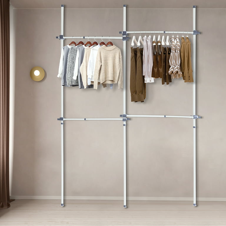 Metal Garment Rack Home Storage Rack Hanging Clothing Bar with