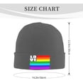 thumbnail image 2 of Love LGBT Beanies for Men & Women - Knit Beanie, Warm & Soft Skull Caps,Daily Winter Hat, 2 of 8