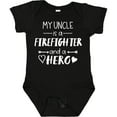 thumbnail image 3 of Inktastic My Uncle is a Firefighter and a Hero Boys or Girls Baby Bodysuit, 3 of 5