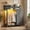 Black, variant on Aheaplus Dresser for Bedroom with Clothes Rack & Shelves, 5 Drawers Dresser with Charging Station & LED Lights, Chest of Drawers with Lockable Wheels, Storage Shelves, Bedroom, Entryway,White