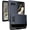 Navy Blue, variant on Case with Clip for Google Pixel Fold (2023), Nakedcellphone Rugged Phone Cover and [Rotating Ratchet] Belt Hip Holster Holder View Stand Combo - Storm Gray