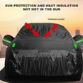 thumbnail image 4 of Trayknick Car Cover Waterproof with Reflective Strip Ultra Thick Sunscreen Automotive Cover for Car, 4 of 13