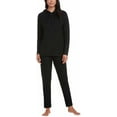 thumbnail image 6 of Max  Mia Women's 2 Piece Super Soft Live In Lounge Pajama Set, 6 of 8