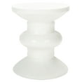 thumbnail image 2 of SAFAVIEH Jiraiya Outdoor Patio Concrete Accent Stool, Ivory, 2 of 8