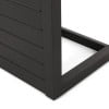 thumbnail image 7 of Noble House Cape Coral Outdoor Modern Aluminum C-Shaped End Table in Black, 7 of 7