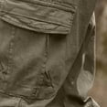 thumbnail image 4 of ameIAEA Cargo Pants for Men Elastic Waist Outdoor Hiking Pants Drawstring Sweatpant with Multi Pockets, 4 of 7