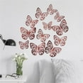 thumbnail image 2 of 12Pcs 3D Metal Texture Hollow Wall Sticker, 2 of 6