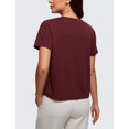 thumbnail image 2 of Remera CRZ YOGA de Algodón Pima, Corte Relajado, Cuello Redondo, Talle XL, 2 of 5