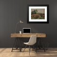 thumbnail image 4 of Gustave Henri Colin 24x20 Black Modern Framed Museum Art Print Titled - A Village (ca 1880), 4 of 5