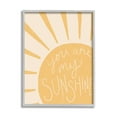 thumbnail image 4 of Stupell Industries You Are My Sunshine Simplistic Sun Beam Rays ,24 x 30, Design by Heather McLaughlin, 4 of 5