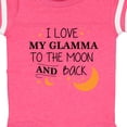 thumbnail image 4 of Inktastic I Love My Glamma to the Moon and Back Boys or Girls Baby Bodysuit, 4 of 5