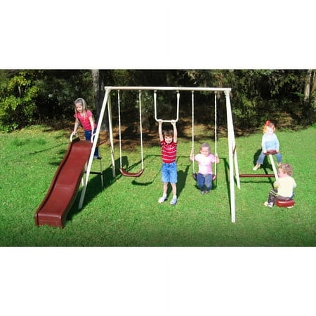 Flexible Flyer Playground Fun Metal Swing Set