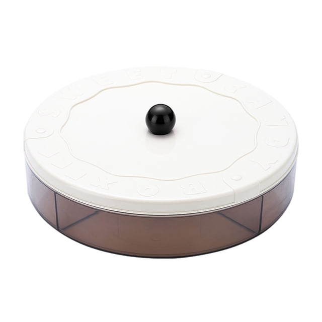 Wosthever Bandeja de frutas de doble capa para entretener a los invitados, aperitivos, decoración intacta y accesorios para Almacenamiento y organización del hogar tipo+2