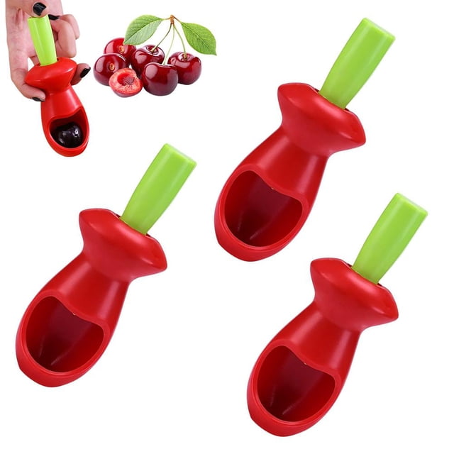 #CHERRY# Pitter Tool Pit Remover, 2025 Upgrade Hand-held Push #CHERRY# Seed Remover, #Durable# Portable Fruit Vegetable Corers Pitters Easy Kitchen Gadgets K3E1