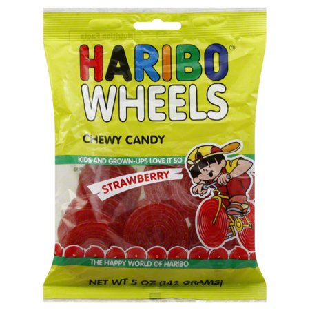 UPC 042238033672 product image for Haribo, Wheels, Strawberry | upcitemdb.com