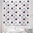 thumbnail image 1 of Minimalist Tapestry, Cartoonish Illustrated Pattern of a Traditional Colorful Toy Matryoshka, Fabric Wall Hanging Decor for Bedroom Living Room Dorm, 5 Sizes, Multicolor, by Ambesonne, 1 of 1