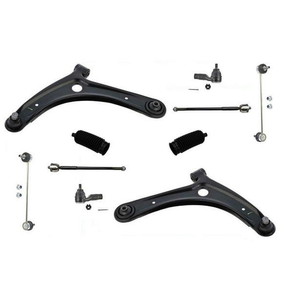 Front Control Arm & Ball Joint Tie Rods Fits 09-13 Lancer 07-13 Outlander 10 PCS