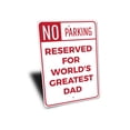 thumbnail image 3 of Greatest Dad Parking Novelty Decor, Metal Wall Sign - 10x14 Inches, 3 of 4