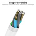 thumbnail image 4 of TFixol 2.4A Magnetic Suction Data Cable Nylon Braided Fast Charging Cable Phone Charging Cord Silver Micro USB Interface 2m, 4 of 7