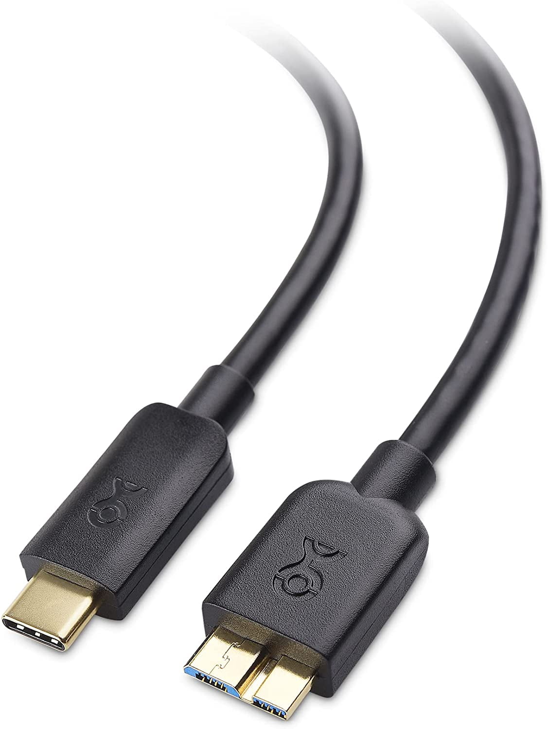 Ligegyldighed Modstand Prædike Cable Matters USB C to Micro USB 3.0 Cable (USB C to Micro B 3.0, USB C  Hard Drive Cable) in Black 3.3 Feet - Walmart.com
