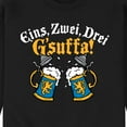 thumbnail image 3 of Instant Message - Eins Zwei Drei Gsuffa Oktoberfest - Men's Crew Neck Fleece Pullover, 3 of 6